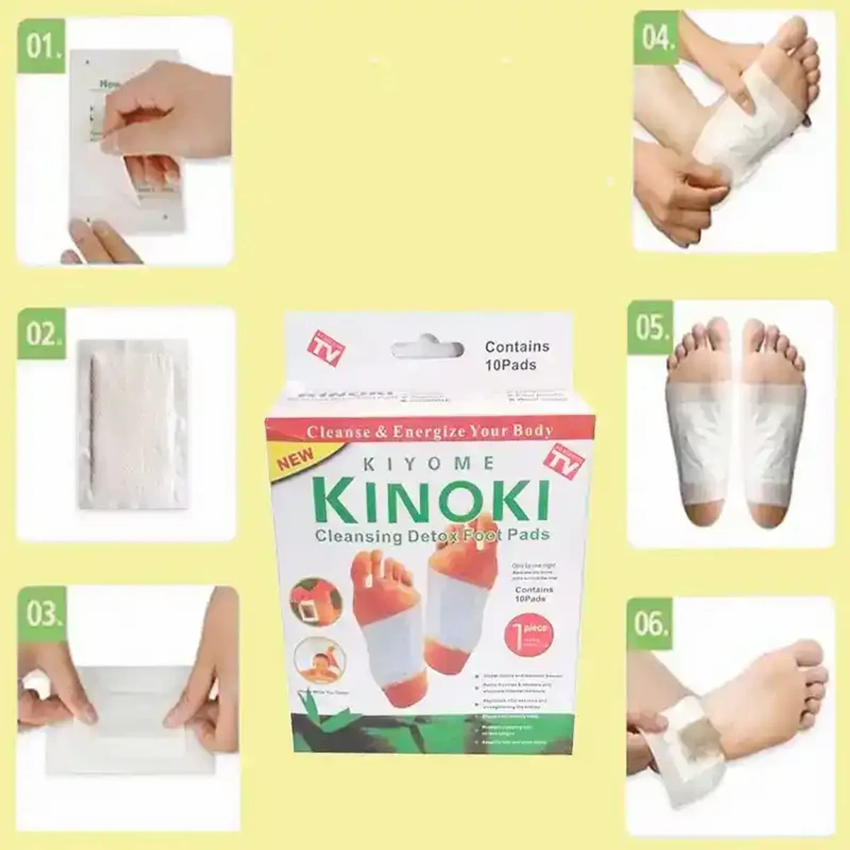 kinoki detox foot pad 10 picas - Image 6