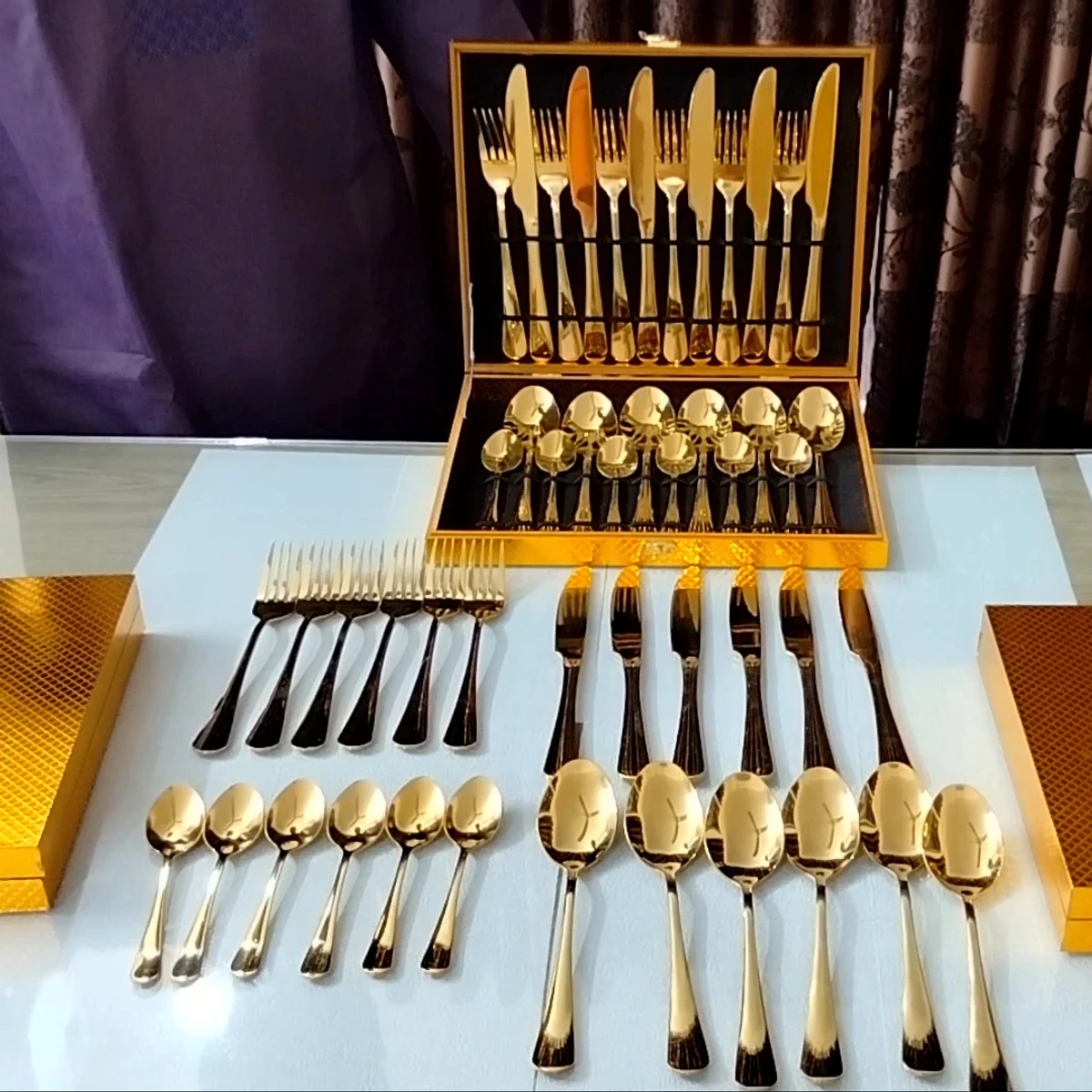 Cutlery Gold-Plated 24-piece Set - Image 7