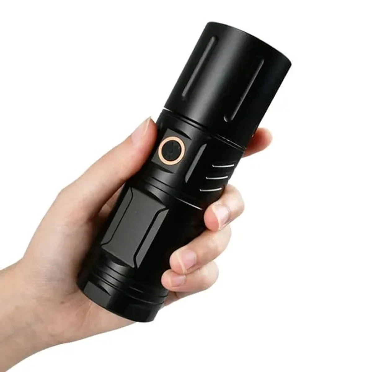 RECHARGEABLE LED TORCH LIGHT, WATERPROOF STRONG LED FLASHLIGHT WITH POWER BANK - Image 8