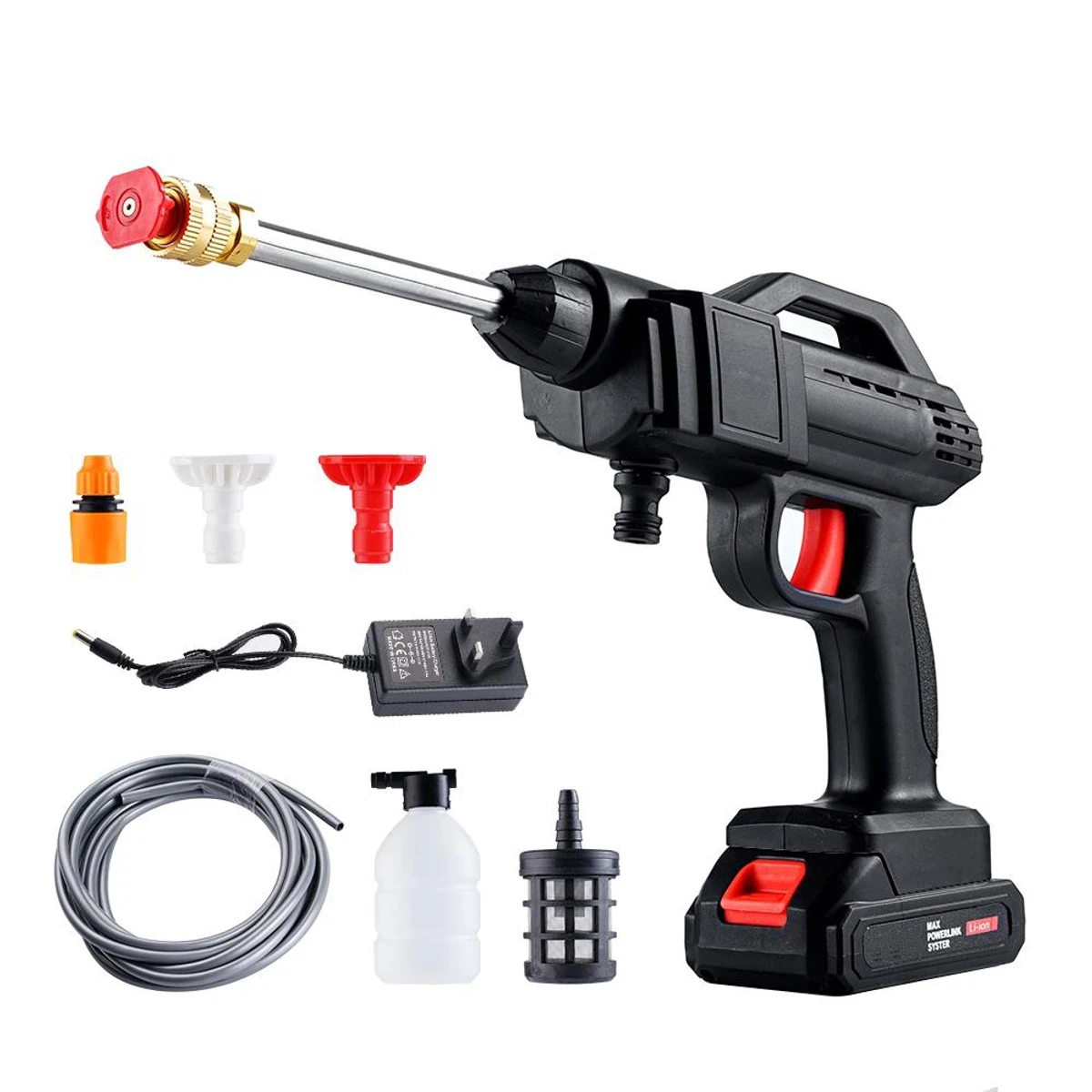 Rechargeable Cordless High Pressure Car Washer Gun - Image 5